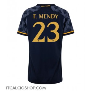 Real Madrid Ferland Mendy #23 Seconda Maglia Femmina 2023-24 Manica Corta